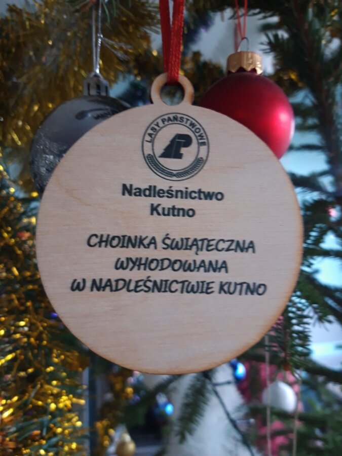 Ozdoba na choince - Nadleśnictwo Kutno
