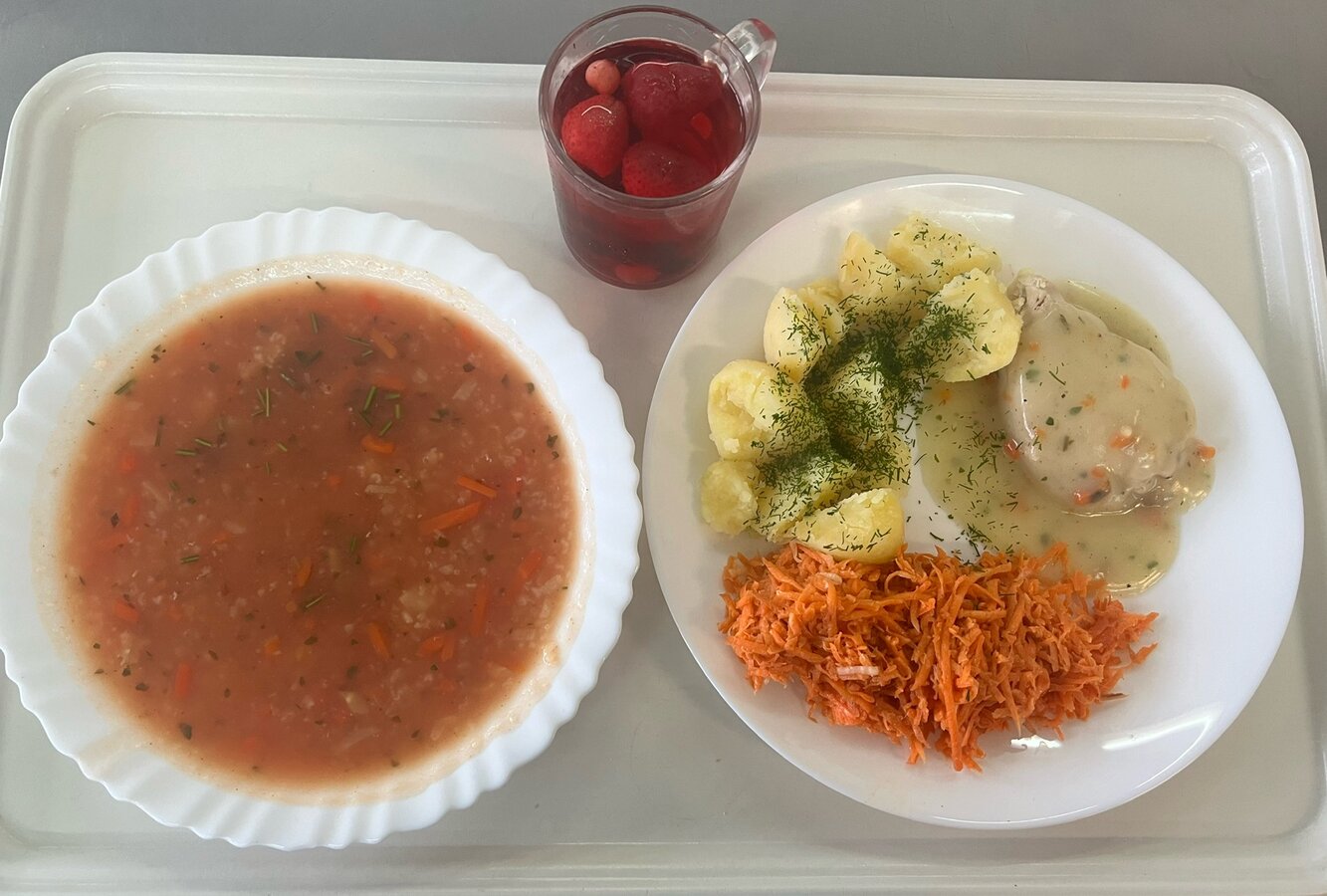 Obiad - dieta łatwostrawna